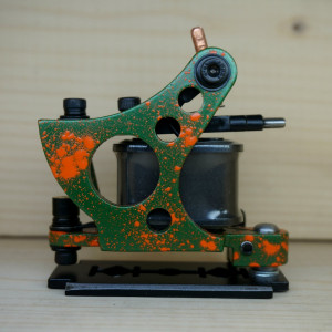 Тату машинка контурная Light Liner Green-Orange