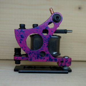 Тату машинка контурная Medium Liner Purple-Blue
